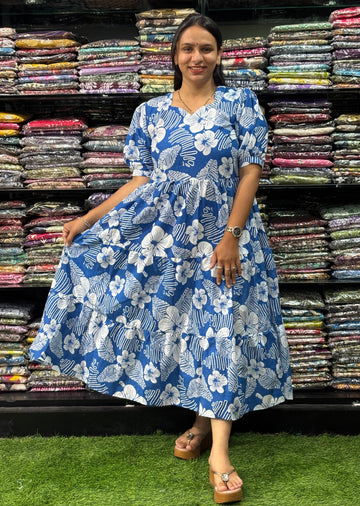 ROUND  ONEPIECE (PURE CAMRIC COTTON)