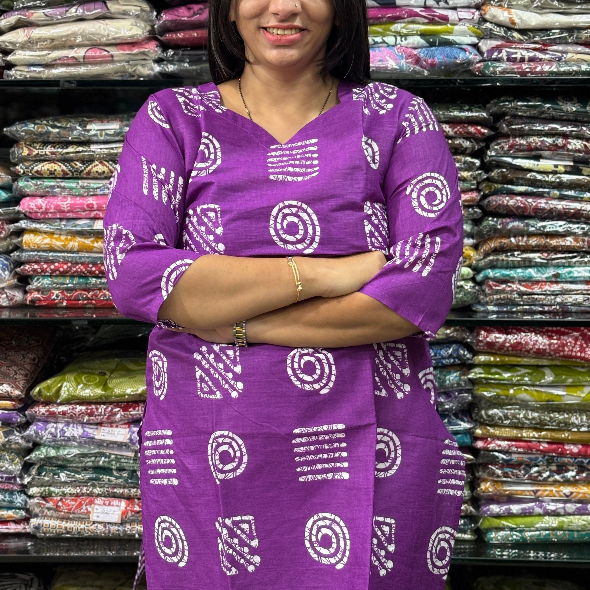 STRAIGHT TUNIC (PURE CAMRIC COTTON)