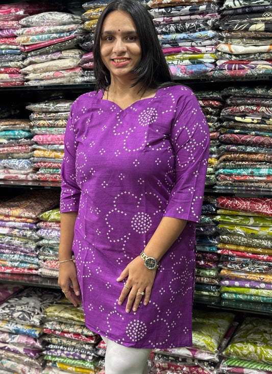 STRAIGHT TUNIC (PURE CAMRIC COTTON)