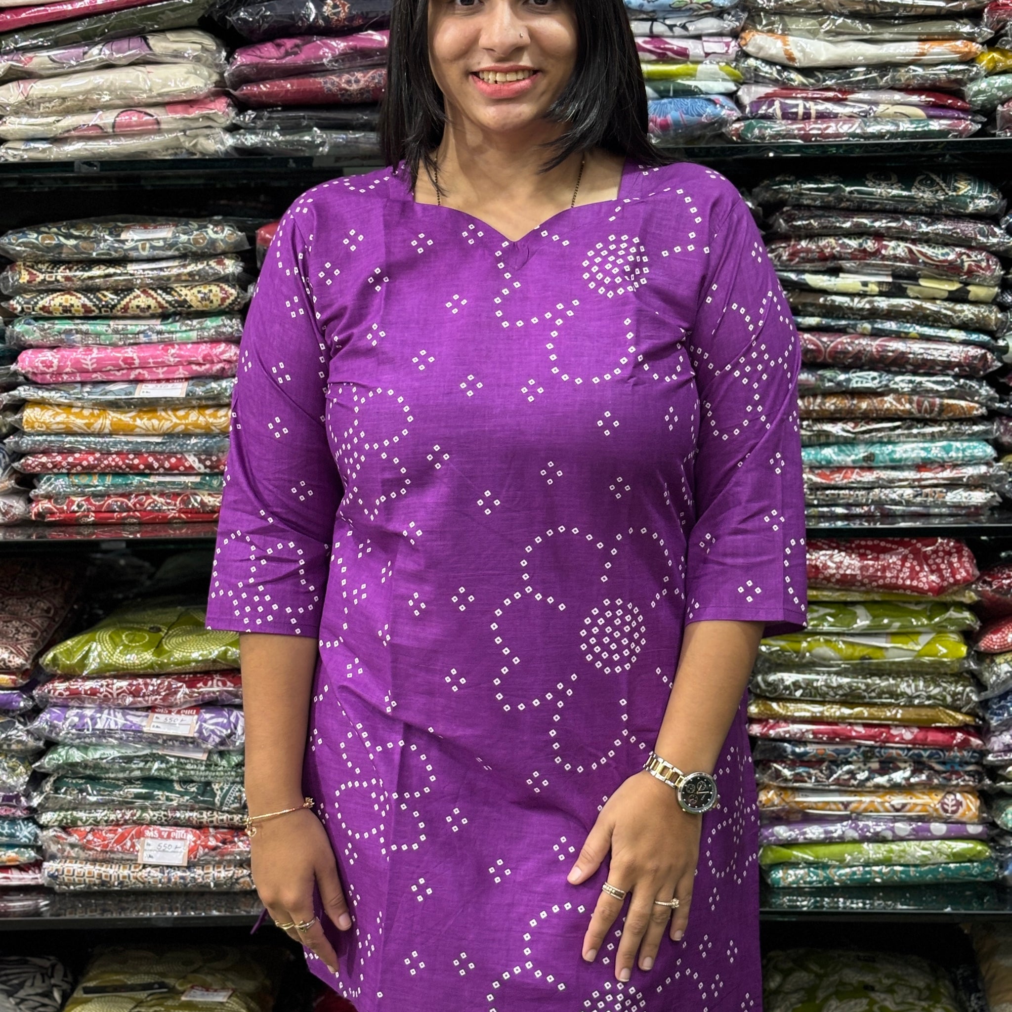 STRAIGHT TUNIC (PURE CAMRIC COTTON)