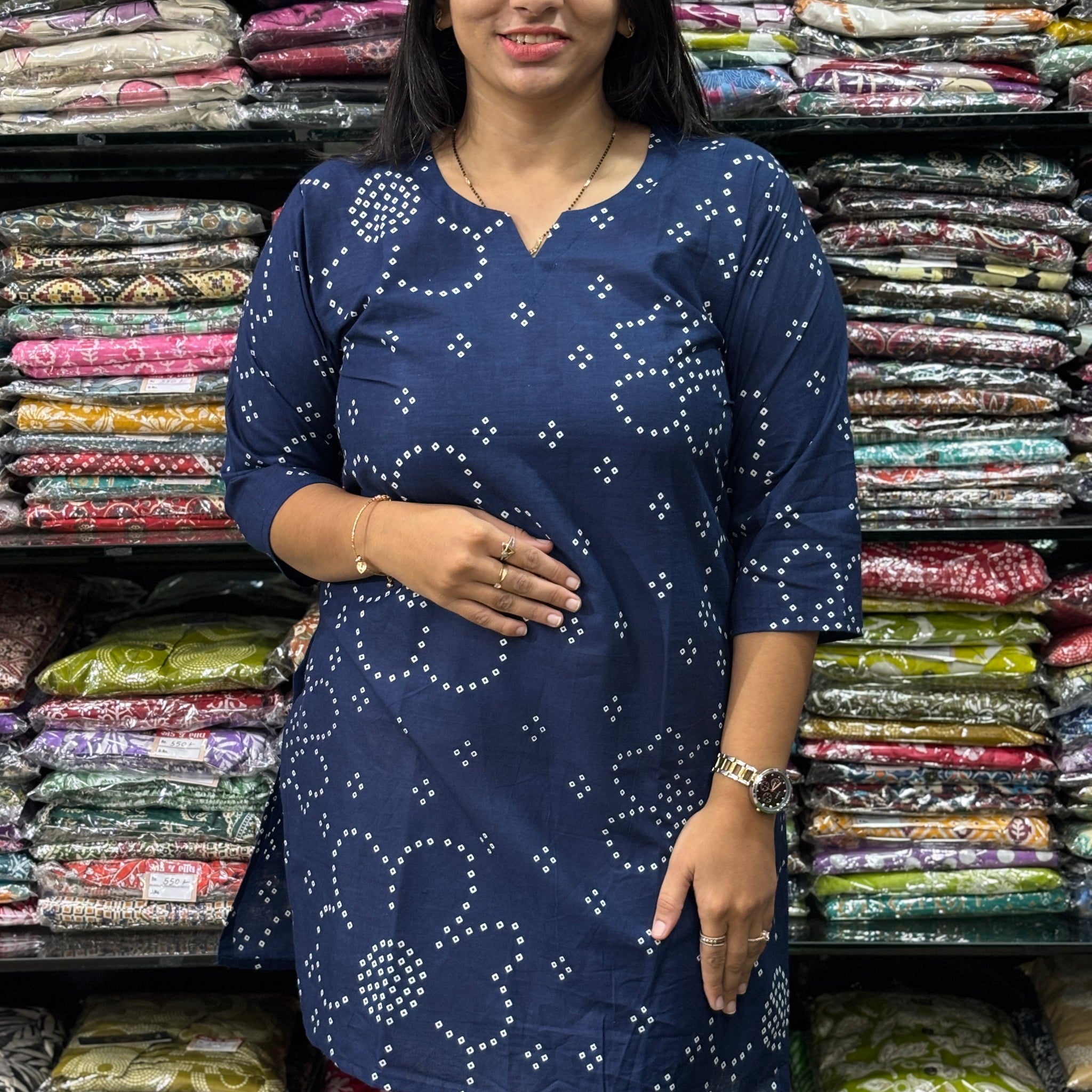 STRAIGHT TUNIC (PURE CAMRIC COTTON)