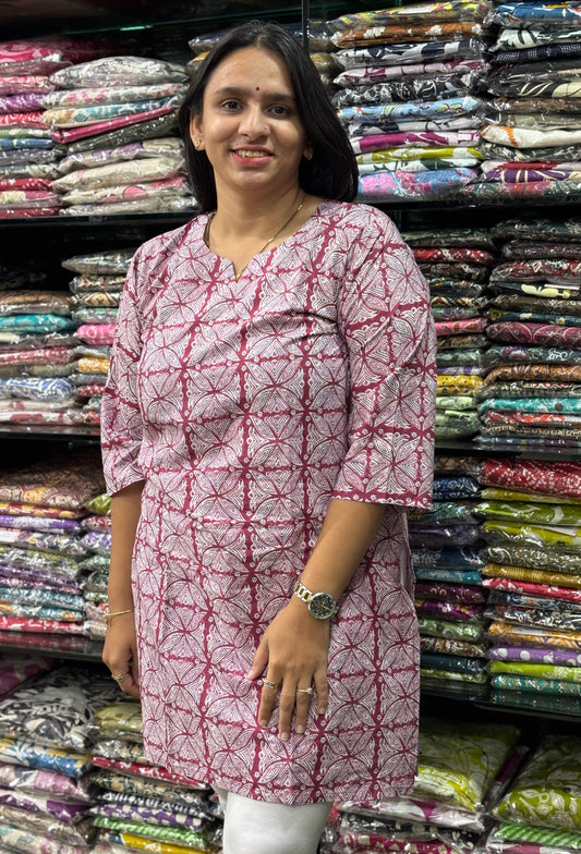 STRAIGHT TUNIC (PURE CAMRIC COTTON)