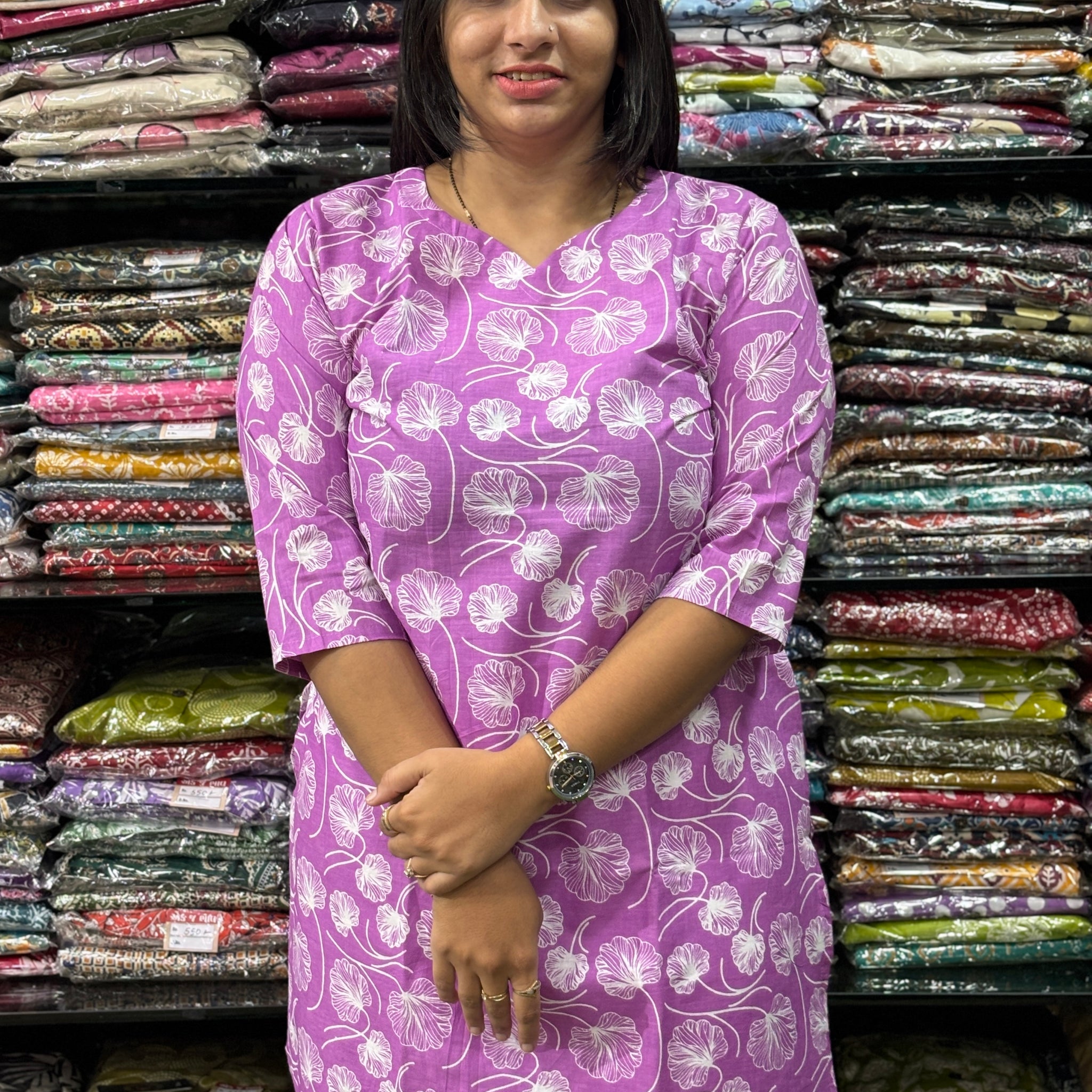 STRAIGHT TUNIC (PURE CAMRIC COTTON)