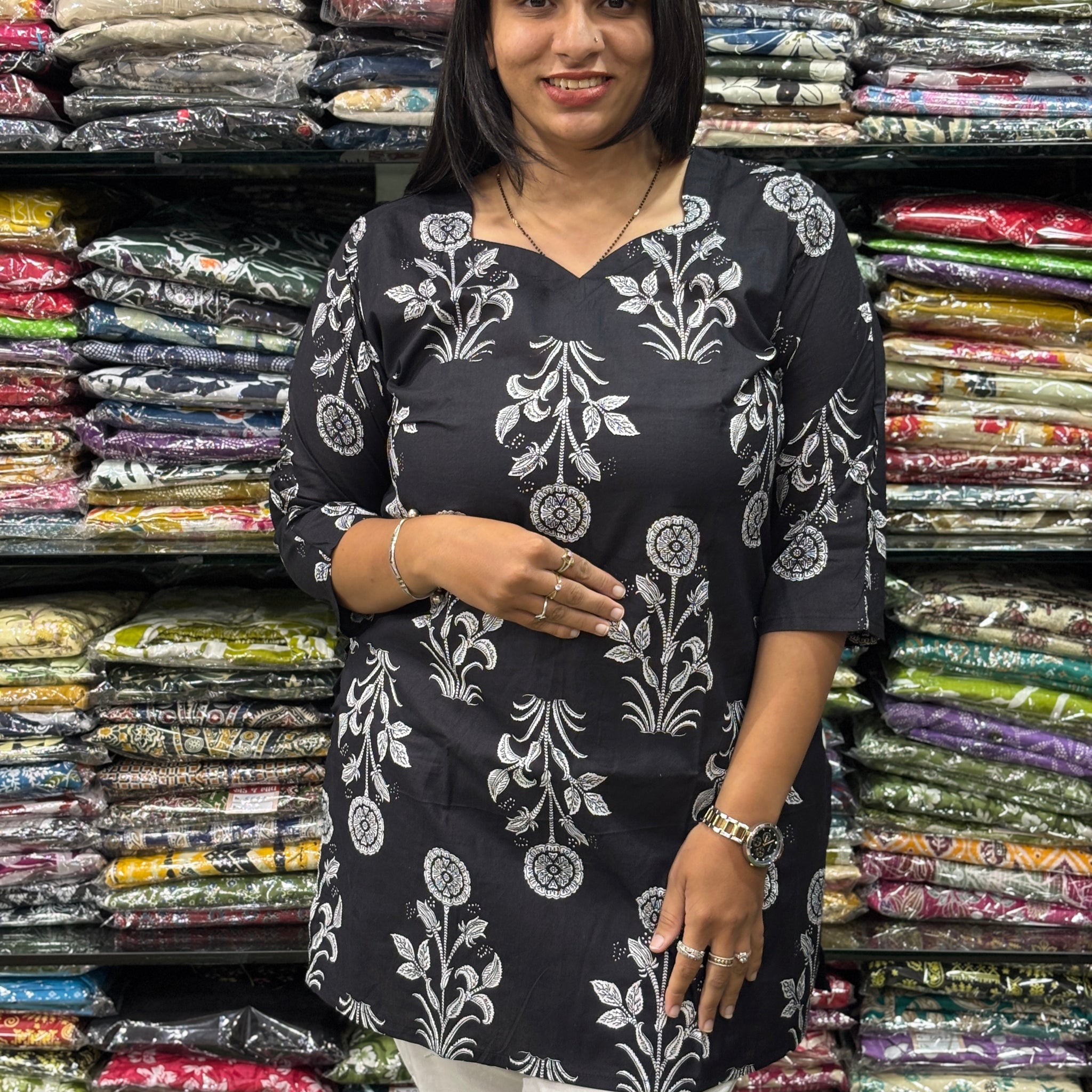 STRAIGHT TUNIC (PURE CAMRIC COTTON)