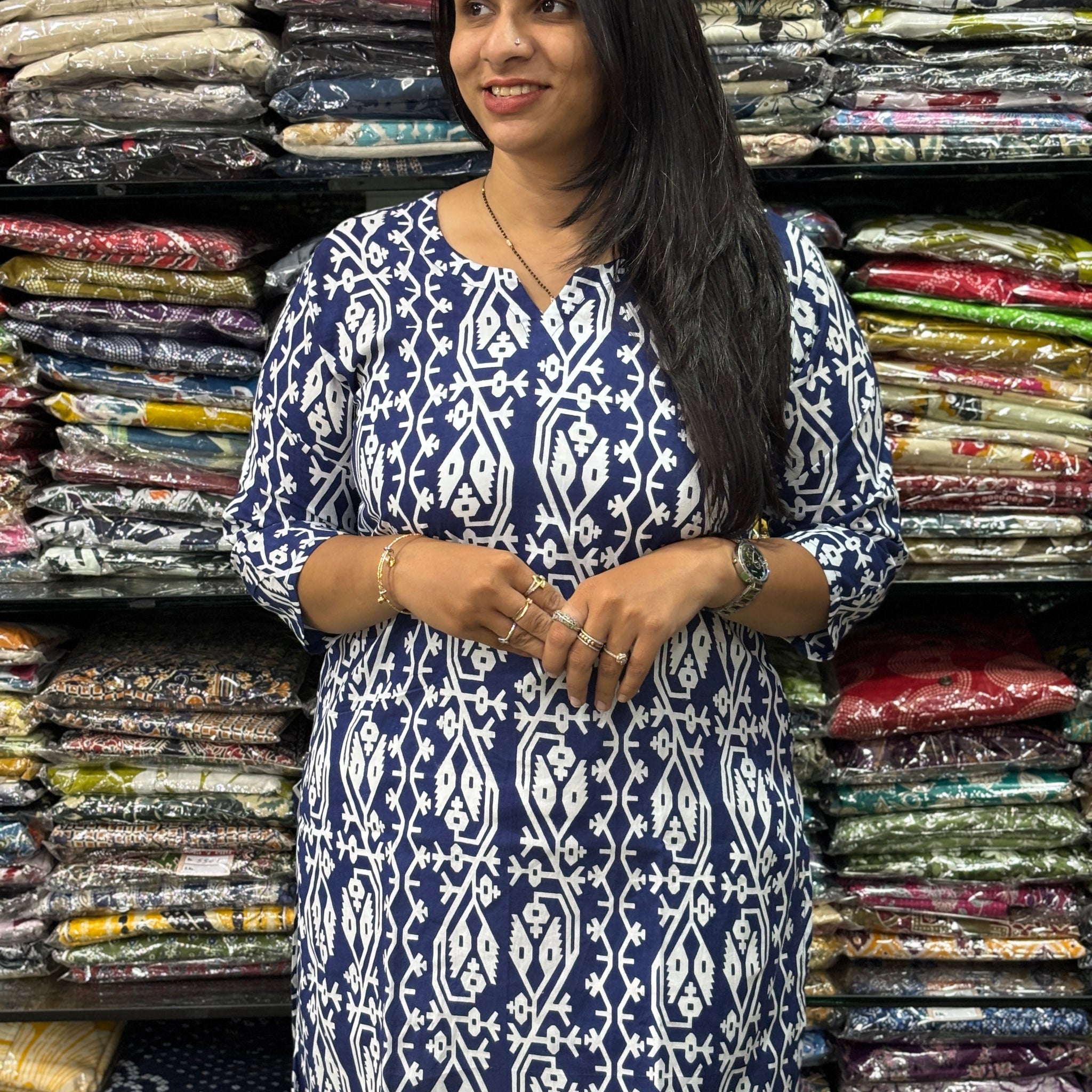 STRAIGHT TUNIC (PURE CAMRIC COTTON)