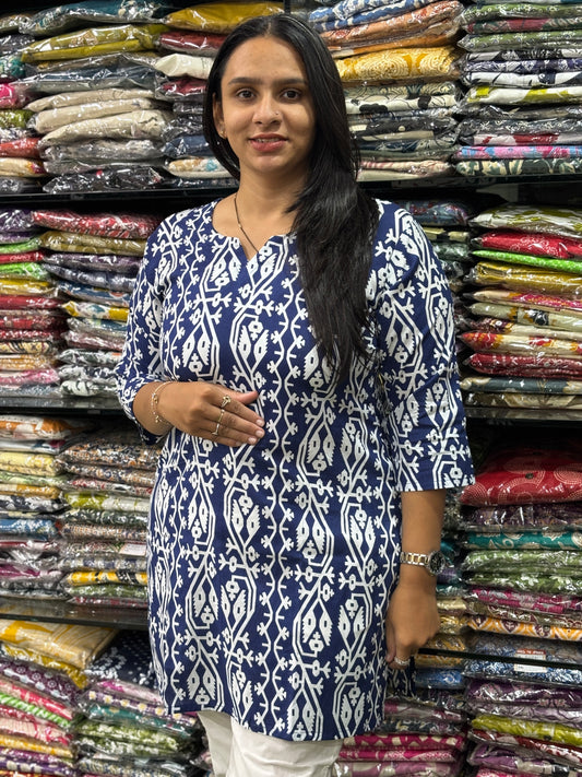 STRAIGHT TUNIC (PURE CAMRIC COTTON)