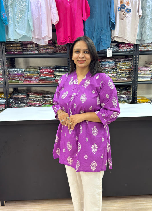 TUNIC (PURE CAMRIC COTTON)