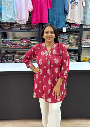 TUNIC (PURE CAMRIC COTTON)