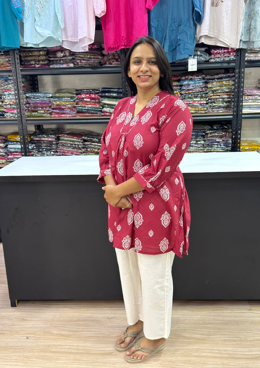 TUNIC (PURE CAMRIC COTTON)