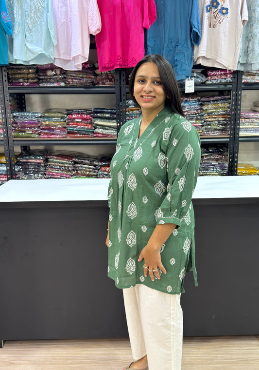 TUNIC (PURE CAMRIC COTTON)
