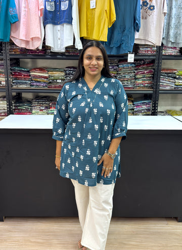 TUNIC (PURE CAMRIC COTTON)