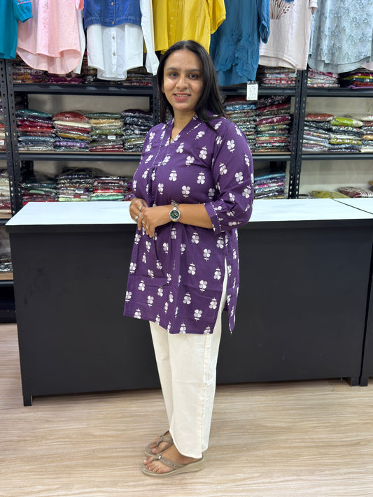 TUNIC (PURE CAMRIC COTTON)