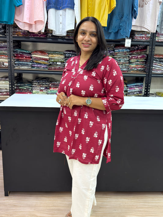 TUNIC (PURE CAMRIC COTTON)
