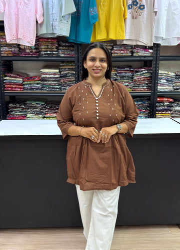 TUNIC (PURE CAMRIC COTTON)
