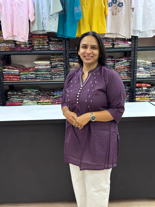 TUNIC (PURE CAMRIC COTTON)