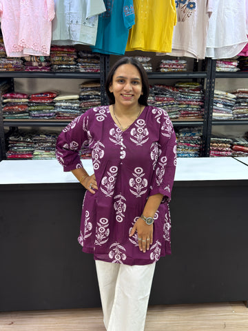 TUNIC (PURE CAMRIC COTTON)