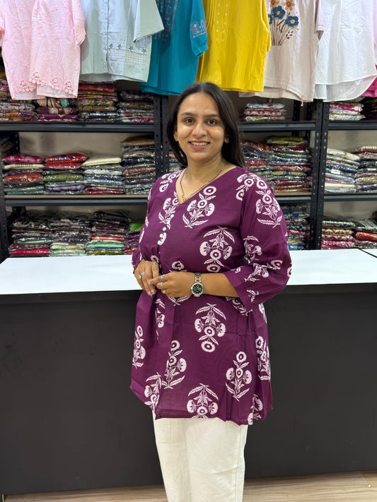 TUNIC (PURE CAMRIC COTTON)