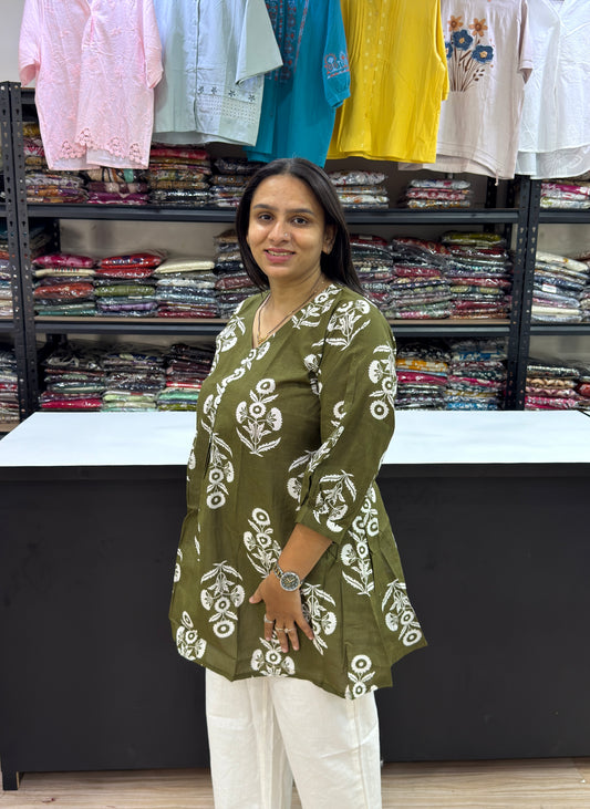 TUNIC (PURE CAMRIC COTTON)