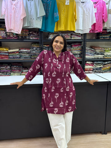 TUNIC (PURE CAMRIC COTTON)