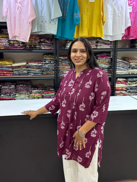 TUNIC (PURE CAMRIC COTTON)