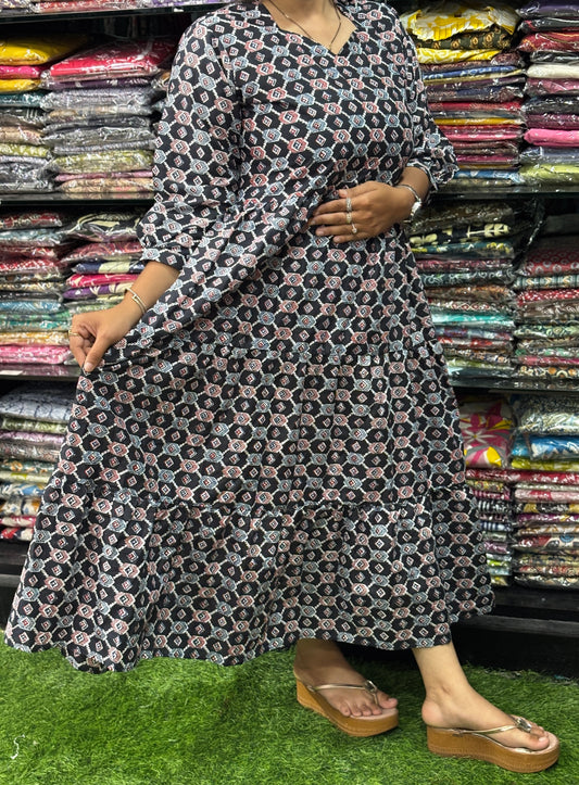 ROUND  ONEPIECE (PURE CAMRIC COTTON)