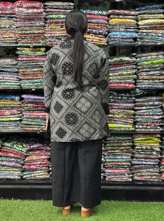 STRAIGHT TUNIC & PLAZO (VERTICAN(POLY COTTON))