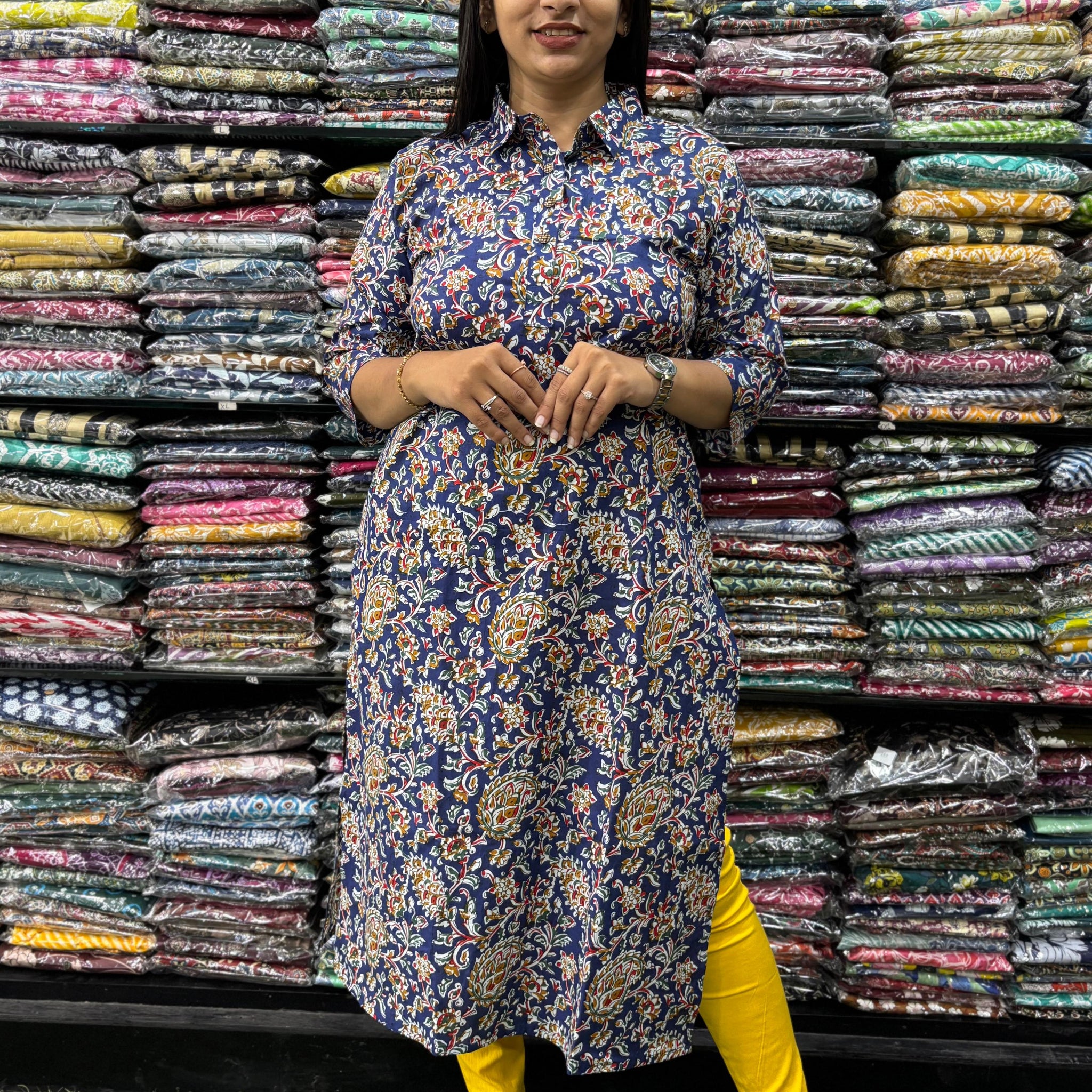 PURE COTTON STRAIGHT KURTI