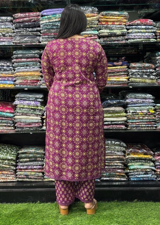 STRAIGHT KURTI-PANT (PURE CAMRIC COTTON)