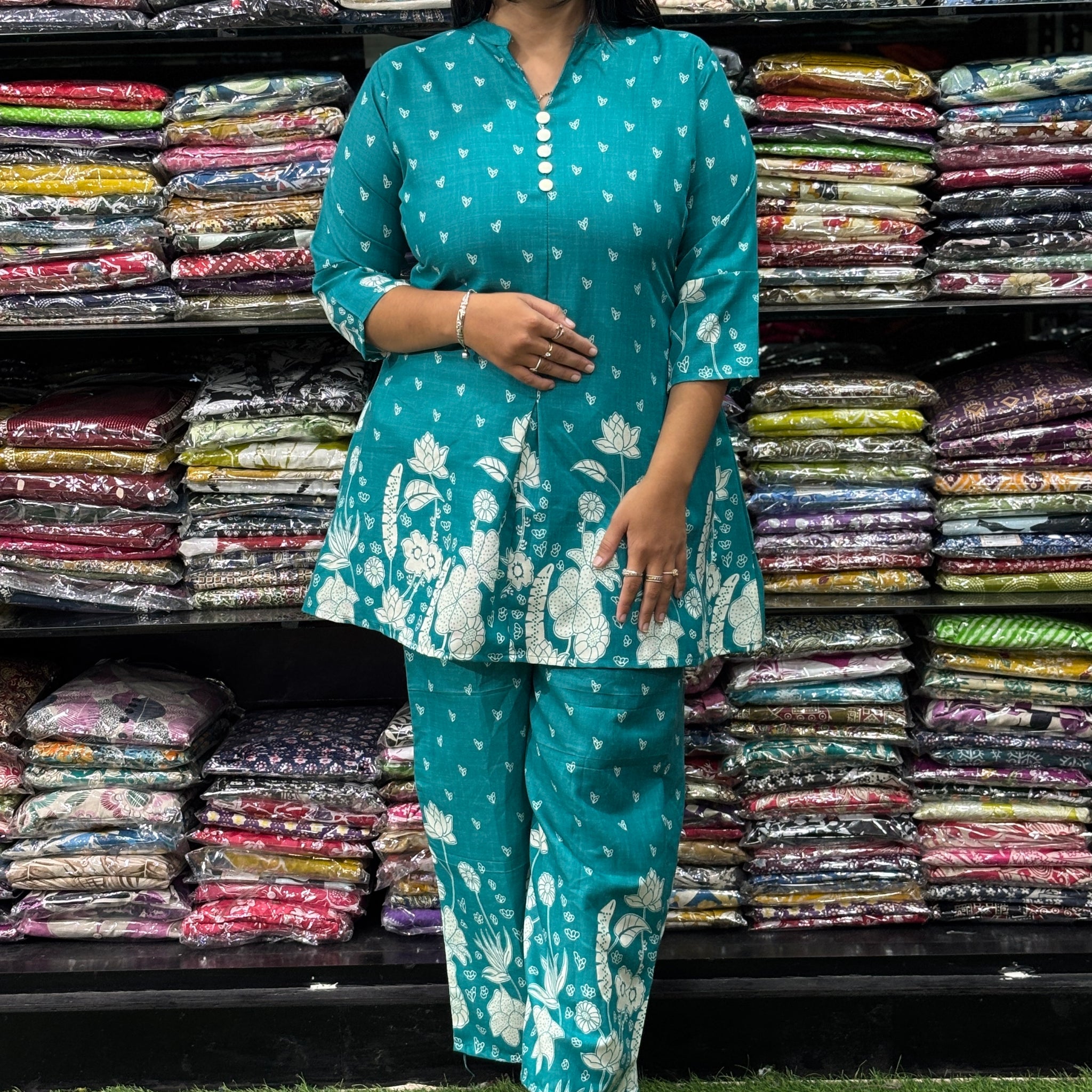 ALINE TUNIC WITH PLAZO (MIX MAGIC COTTON)