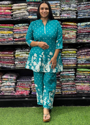 ALINE TUNIC WITH PLAZO (MIX MAGIC COTTON)