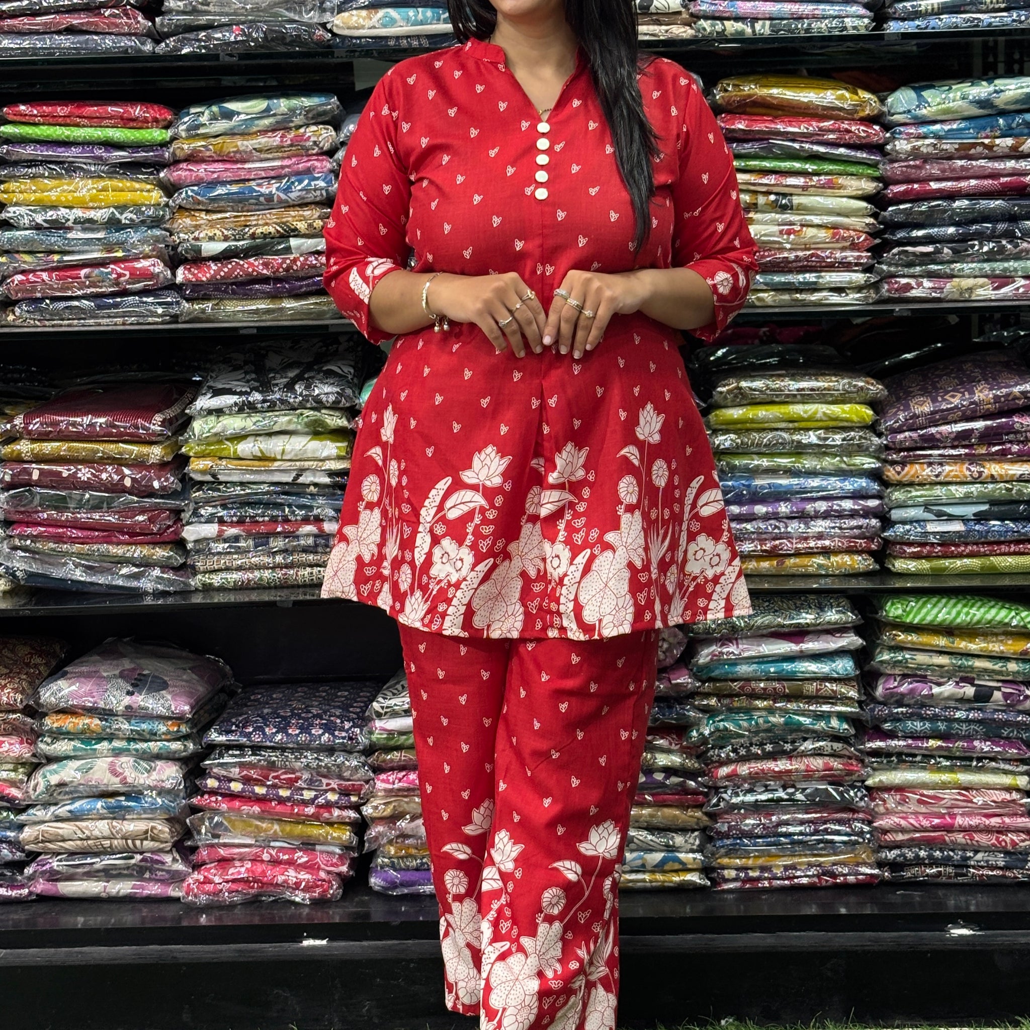 ALINE TUNIC WITH PLAZO (MIX MAGIC COTTON)