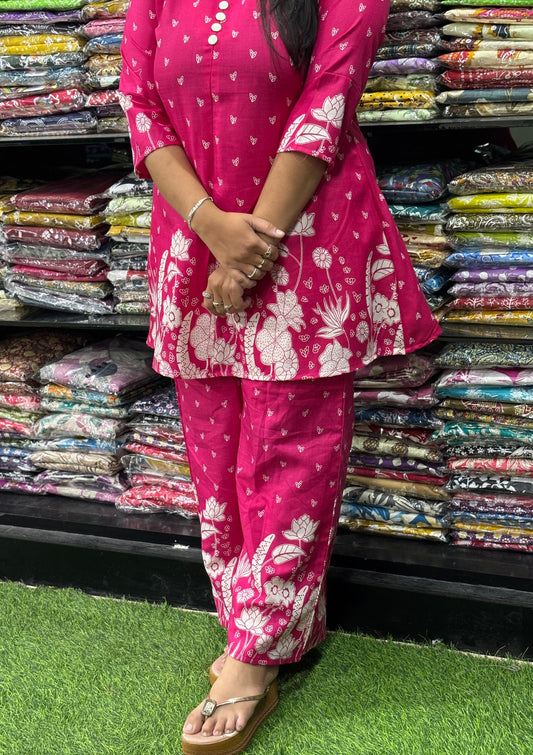 ALINE TUNIC WITH PLAZO (MIX MAGIC COTTON)