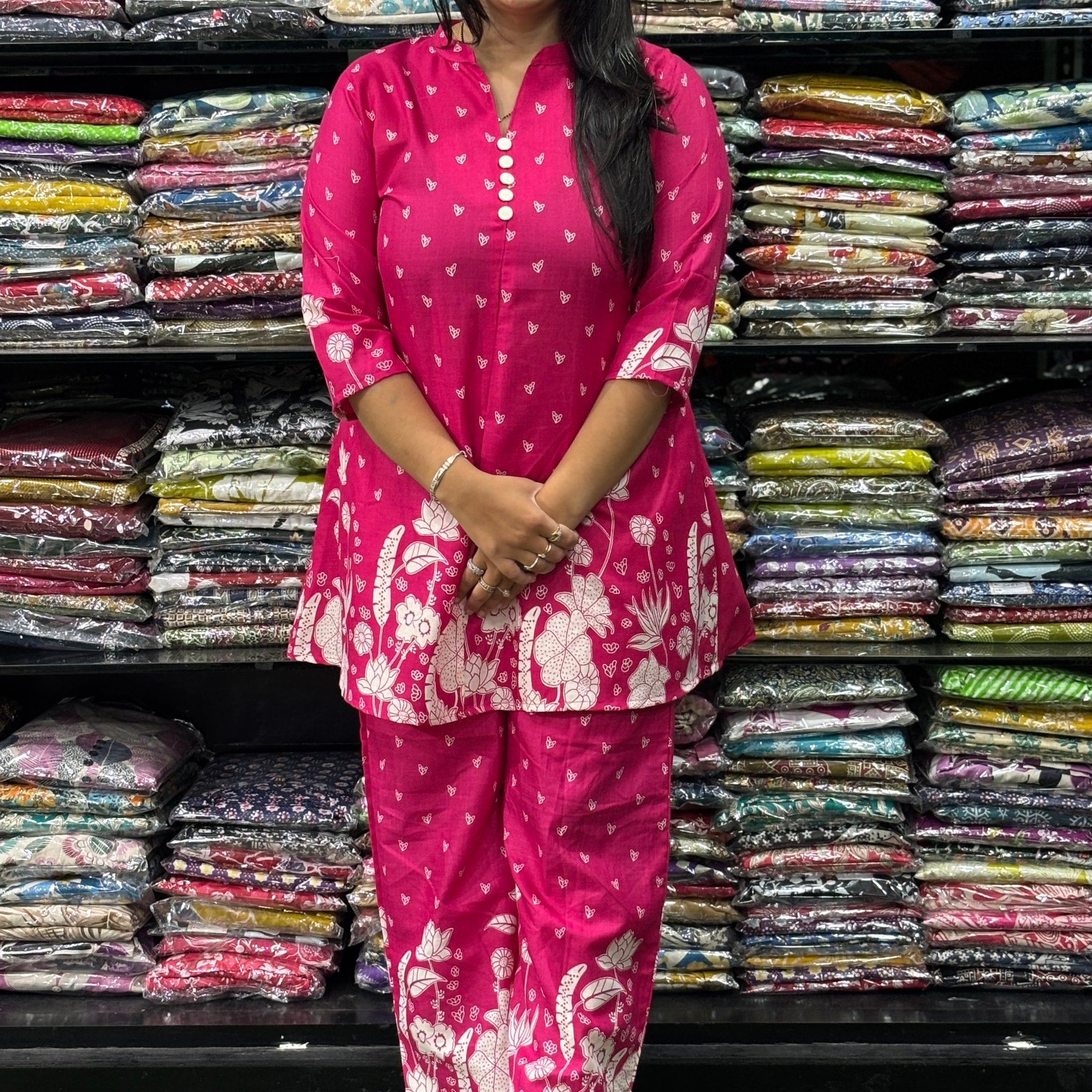 ALINE TUNIC WITH PLAZO (MIX MAGIC COTTON)