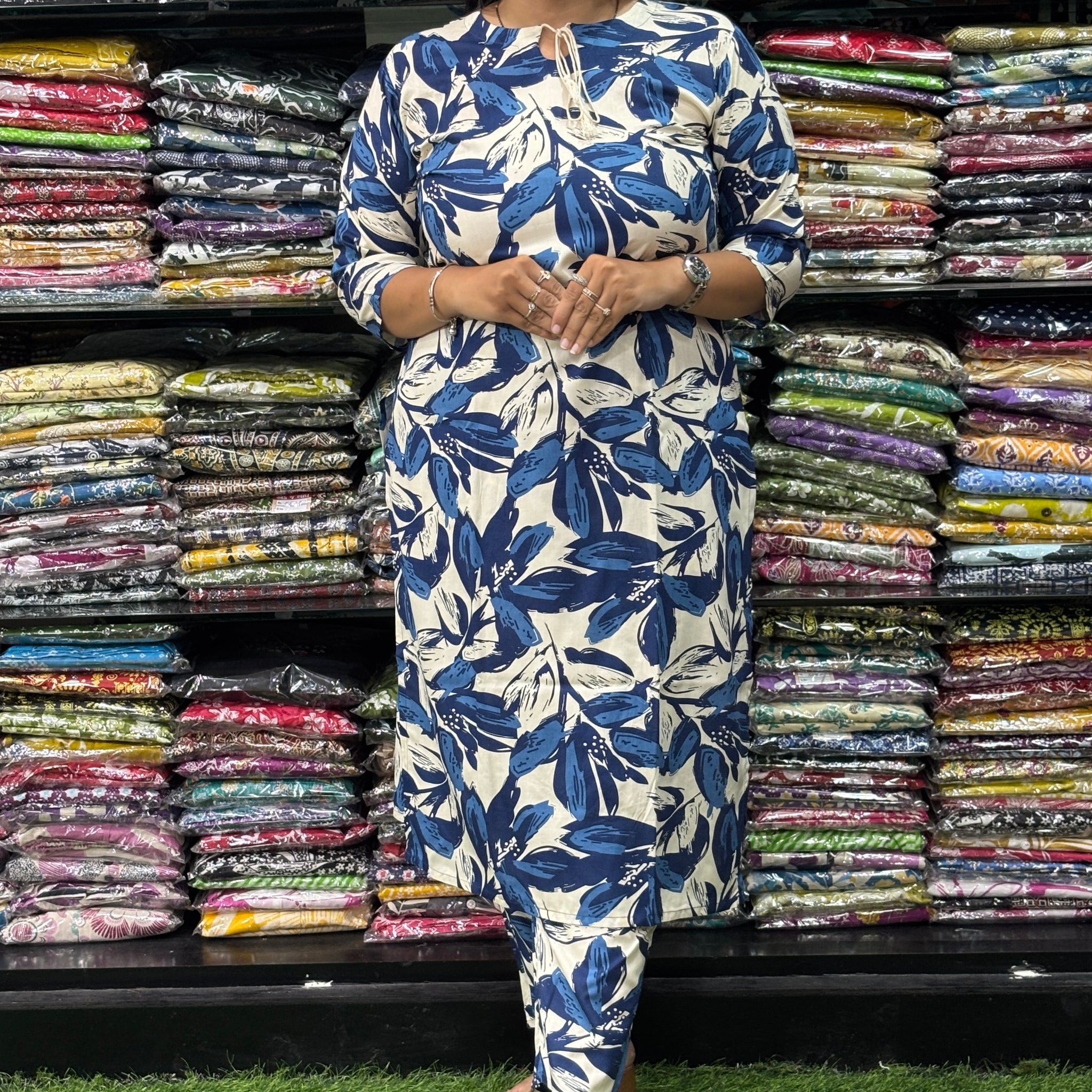 STRAIGHT KURTI WITH PANT (RAYON)