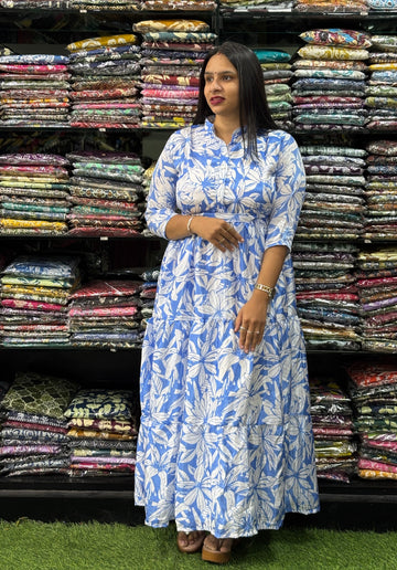 ROUND LONG KURTI (CHINON WITH LINING)
