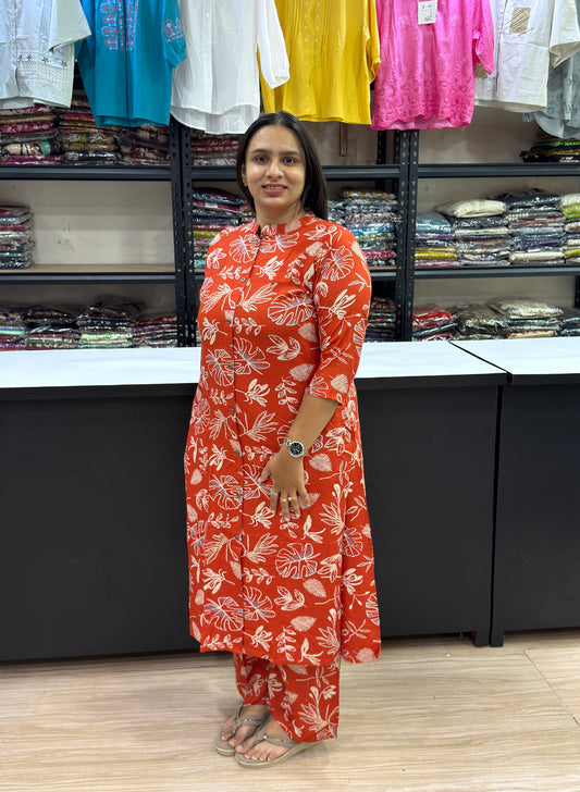 ALINE KURTI WITH PANT (PURE RAYON)
