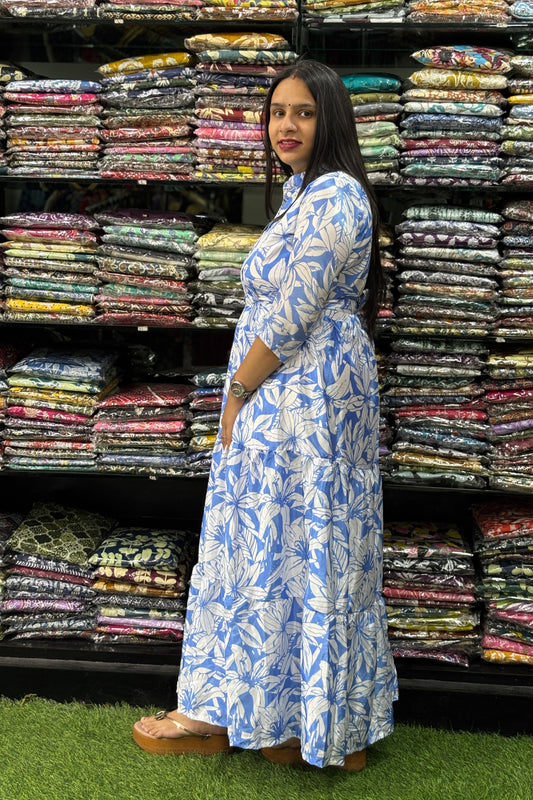 ROUND LONG KURTI (CHINON WITH LINING)