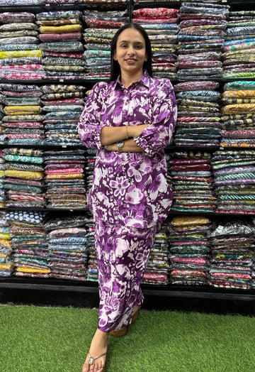 PURE COTTON SHORT KURTI WITH PLAZO