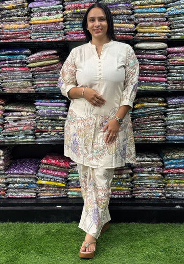 ALINE TUNIC-PLAZO (FLEX COTTON,DAMAN PRINT)