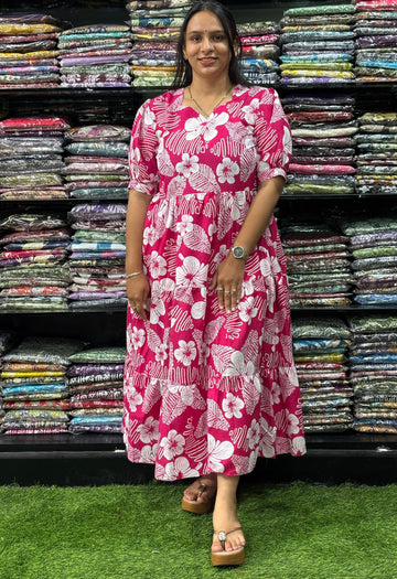 ROUND  ONEPIECE (PURE CAMRIC COTTON)