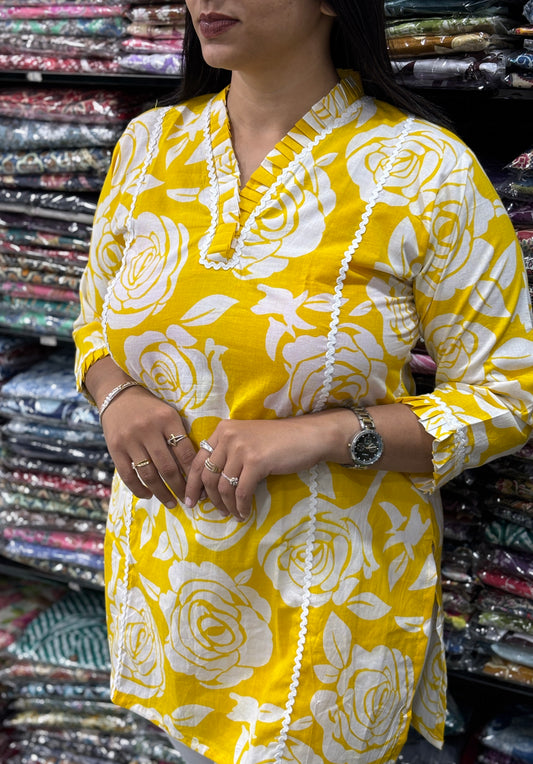 STRAIGHT TUNIC (PURE COTTON)