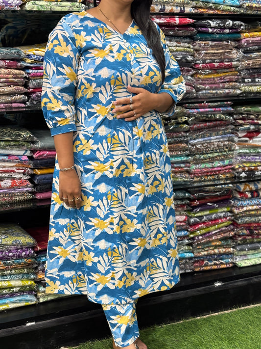 ALINE KURTI-PANT (FLEX COTTON)