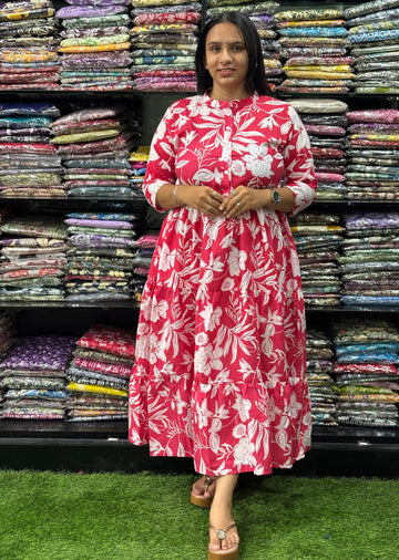 ROUND  ONEPIECE (PURE CAMRIC COTTON)