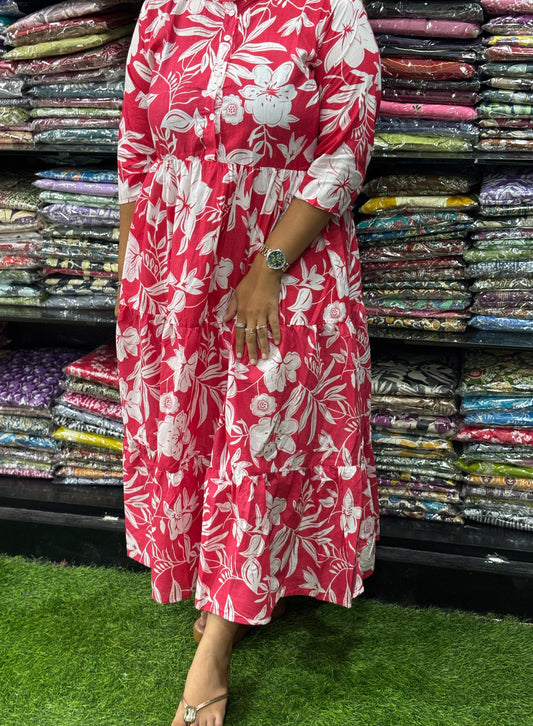 ROUND  ONEPIECE (PURE CAMRIC COTTON)