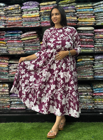 ROUND  ONEPIECE (PURE CAMRIC COTTON)