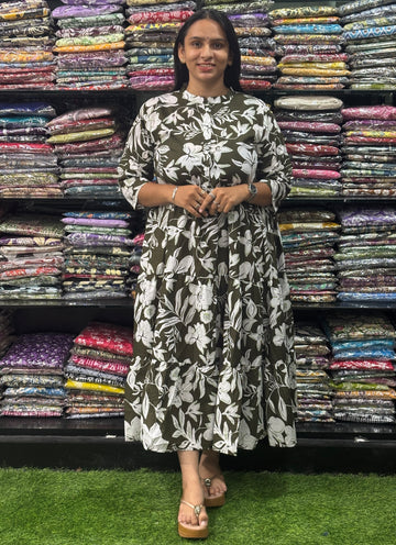 ROUND  ONEPIECE (PURE CAMRIC COTTON)