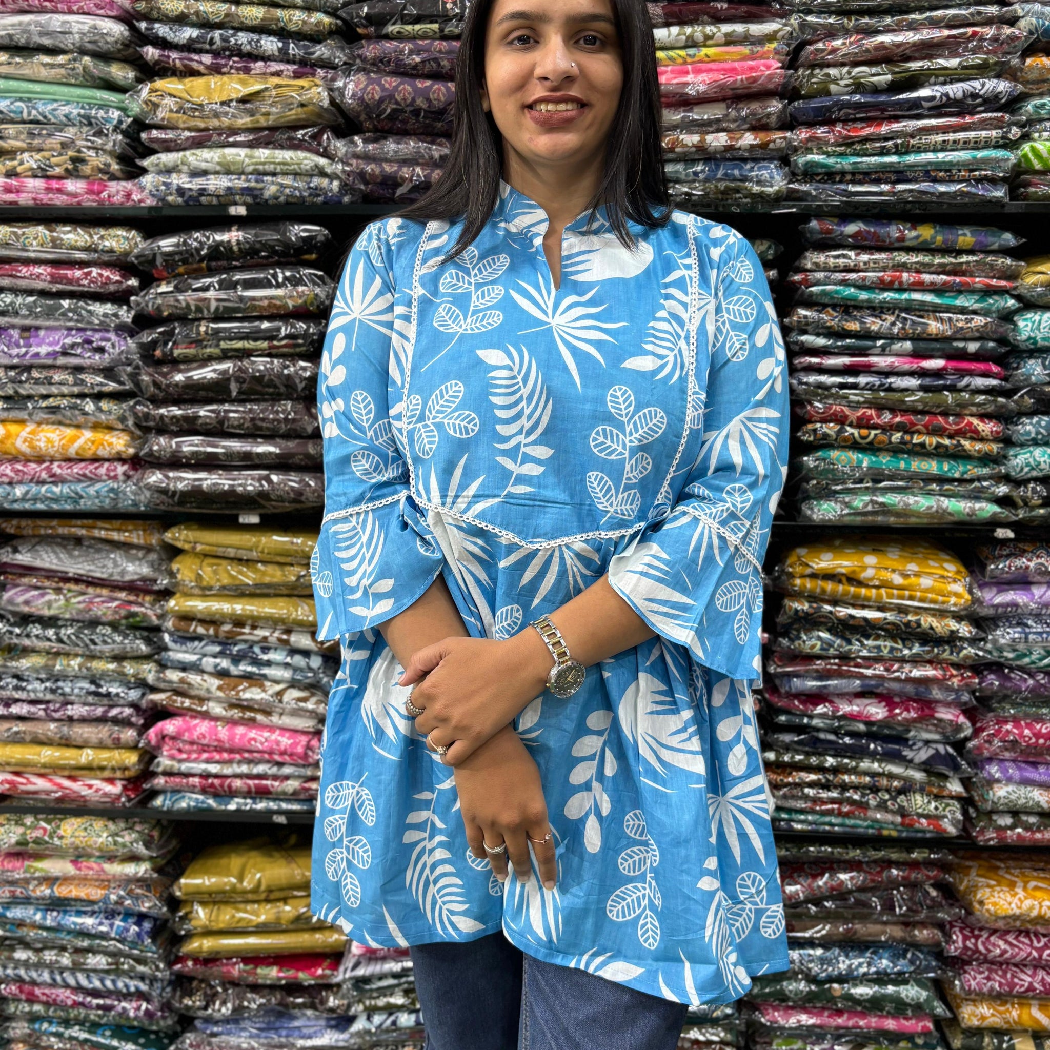 PURE COTTON ROUND TUNIC