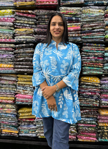 PURE COTTON ROUND TUNIC