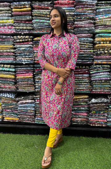 PURE COTTON STRAIGHT KURTI