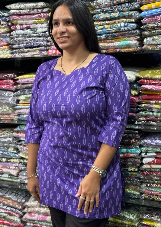 STRAIGHT TUNIC (PURE CAMRIC COTTON)